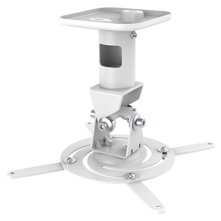 myWall H16-1WMSL Support de Plafond pour projecteur Charge maximale 15 kg Espacement Plafond 215 mm Blanc Mat