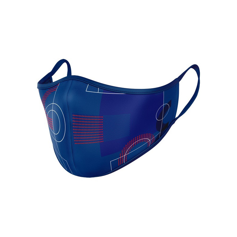 Masque en tissu hygiénique réutilisable F.C. Barcelona Adulte Bleu