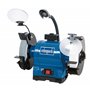 Scheppach Profi Doppelschleifer BG200AL mit Induktionsmotor und Arbeitslampe | 230V 550W - Ø200 mm Stein | K60 / K100 | Funkensc