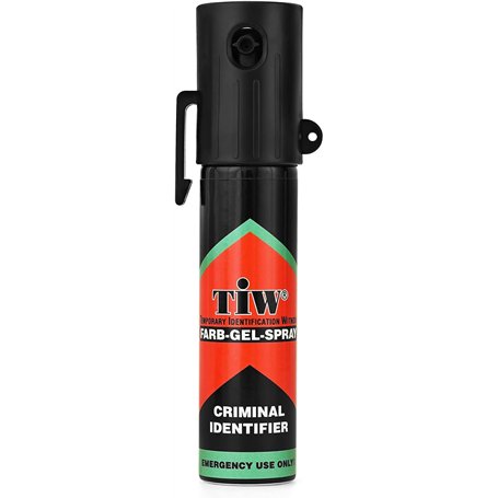 HOERNECKE Spray De Défense Tiw Farb de Poche -Gel 20 ML Sacoche Homme