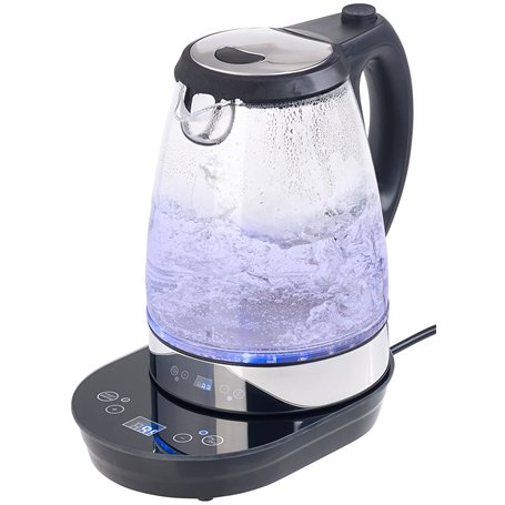 Bouilloire digitale en verre 2200 W / 1