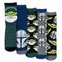 United Labels Lot de 5 paires de chaussettes Star Wars The Mandalorian pour homme