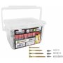 Connex B30129 Assortiment de 510 Vis universelles 4 sortes TX avec chevilles adaptées