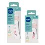 MAM Baby Biberons en Verre Lot de 2 Feel Good dès la Naissance 170 ml & 260 ml, Biberon en Verre, Rose