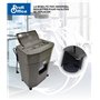 ProfiOffice Destructeur de Documents 80 Feuilles avec Alimentation Automatique, Coupe Micro P-4, équipé d'une Corbeille de 14 li