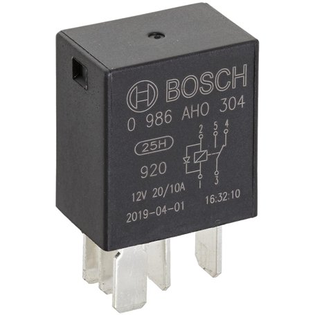 Bosch 0986AH0304 Micro-Relais 12V 20A