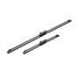 Bosch A746S - Balais d'essuie–glace Aerotwin - Longueur : 600/340 mm - 1 paire de balais avant, Noir