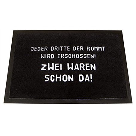 Jeder Dritte der Kommt Wird Erschossen Fußmatte au [Import]