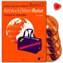 Flûte à bec Voyage Bande 3 – lehrgang pour flûte à bec alto avec 4 CD, coloré Cœur Note Pince et poignée Table – pour enfants à