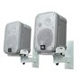 2 Supports muraux pour Haut-parleurs - capacité de Charge jusqu'à 12 kg - Support pour Haut-parleurs Audio - orientable pivotant