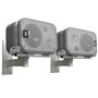2 Supports muraux pour Haut-parleurs - capacité de Charge jusqu'à 12 kg - Support pour Haut-parleurs Audio - orientable pivotant