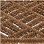 Relaxdays Paillasson Coco grillagé, Fibres de Coco et métal, résistant aux intempéries, 40 x 60 cm, Coloris Naturel