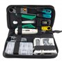SeKi Kit d'outils réseau 10 pièces avec testeur de câble pour câble patch RJ45