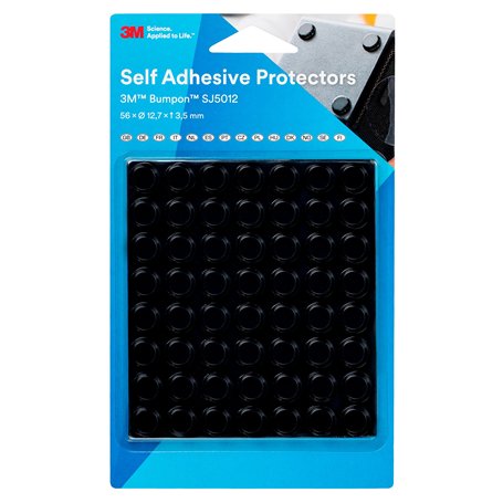 3M SJ5012S BL Bumpon Mini pack de tampons élastiques
