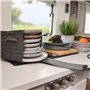 DuneDesign Porte Assiette Camping-Car pour 8 Assiettes - 27x20x18 Etagere Camping Car - Meuble Rangement Cuisine Gain de Place P