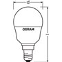OSRAM Ampoule LED | Culot: E14 | Blanc chaud | 2700 K | 4,50 W | équivalent à 25 W | LED Retrofit RGBW avec télécommande