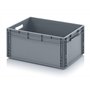Auer Packaging Bac de rangement empilable 60 x 40 x 27 euros 60 x 40 x 27 cm Gris