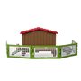schleich 42728 Clapier à Lapins, dès 3 ans, FARM WORLD - coffret, 17 pièces