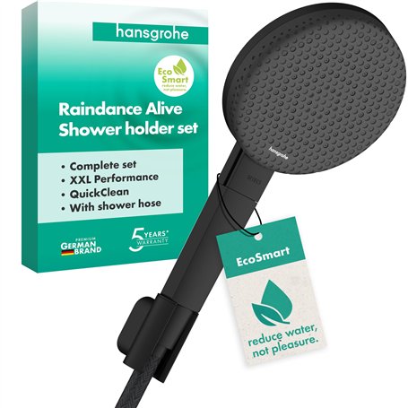 hansgrohe Raindance Alive Select S 24611670 Set de douche avec pommeau de douche à économie d'eau (EcoSmart