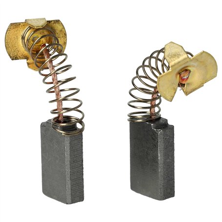 vhbw 2x Balais de charbon pour moteur 5 x 11 x 17mm compatible avec Makita UT1305 outil électrique