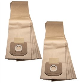 vhbw 10x Sacs compatible avec Bosch GAS 55 M AFC Professional aspirateur - papier