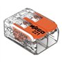 WAGO Lot de 16 bornes de connexion 221-412 | 2 pôles