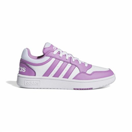 Chaussures de sport pour femme Adidas Hoops 3.0 Blanc