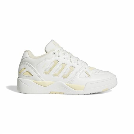Chaussures de Basket-Ball pour Adultes Adidas Midcity Low Blanc