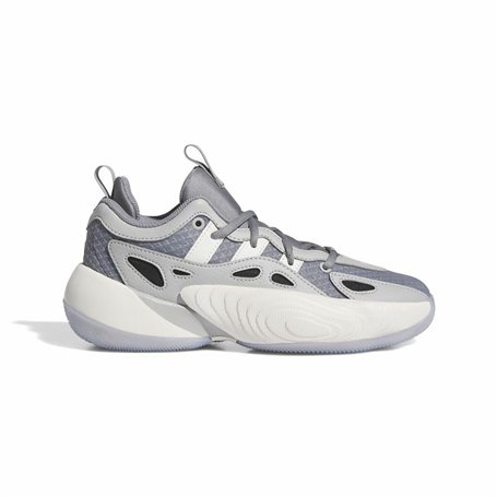 Chaussures de Basket-Ball pour Enfants Adidas Trae Unlimited Blanc Gris