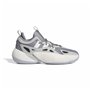 Chaussures de Basket-Ball pour Enfants Adidas Trae Unlimited Blanc Gris