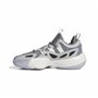 Chaussures de Basket-Ball pour Enfants Adidas Trae Unlimited Blanc Gris