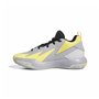 Chaussures de Basket-Ball pour Enfants Adidas Cross Em Up Select Mid Jaune Gris
