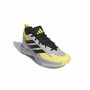 Chaussures de Basket-Ball pour Enfants Adidas Cross Em Up Select Mid Jaune Gris