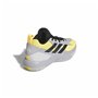 Chaussures de Basket-Ball pour Enfants Adidas Cross Em Up Select Mid Jaune Gris