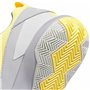 Chaussures de Basket-Ball pour Enfants Adidas Cross Em Up Select Mid Jaune Gris