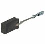 vhbw 2x balais de charbon 6 x 10 x 17 mm compatible avec Bosch GWS 19-125 CI 3601G9N000 outil électrique