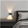 Almond Light Lampe Murale LED Aluminium avec Détecteur de Mouvement & Crépusculaire - Veilleuse Prise Automatique - Applique Plu