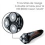 pour une utilisation avec le rasoir rotatif HR 8000