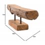 62x17x10 cm (LxHxP) | Bougeoir Rustique