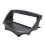 tomzz Audio 2415-051 Cadre de Radio Compatible avec Ford KA RU8 année 2009-2017 Noir avec Adaptateur Radio ISO Fakra Adaptateur