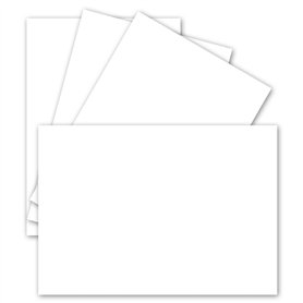 Lot de 25 cartes simples, format A6 : 10,5 x 14,8 cm, 240 g/m², blanc brillant, carton de couleur, papier de bricolage, cartes p Lot de 25 cartes simples