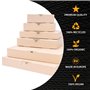 verpacking 50 Carton d'expédition pliable 35 x 25 x 5 cm, Marron, MB-5 cartons d'expédition extra-plats DIN A4 /B4 (34 x 24,5 x 
