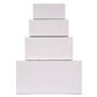 verpacking Lot de 25 cartons pliables - 300 x 215 x 140 mm - Blanc (dimensions extérieures : 305 x 220 x 150 mm) - KK 30 - Carto