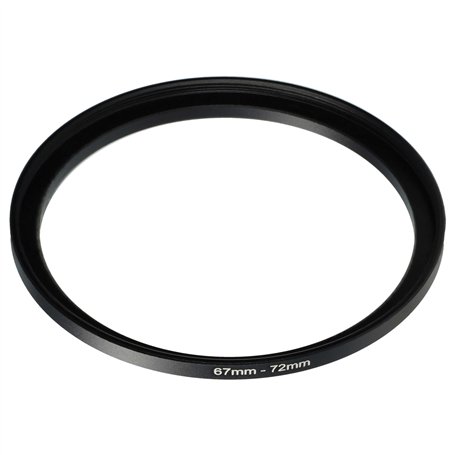vhbw Bague d'adaptation de Filtre Step-Up de 67 mm vers 72 mm pour Objectif d'appareil Photo - Adaptateur