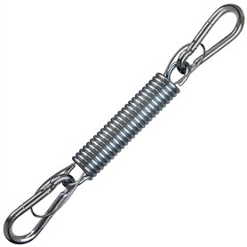 Montafox Ressort Susspension Acier 150 kg Crochet Hamac Chaise Suspendu Corde Sécurité Deux Mousquetons Montafox Ressort Susspension Acier 150 kg Crochet Hamac Chaise Suspendu Corde Sécurité Deux Mousquetons