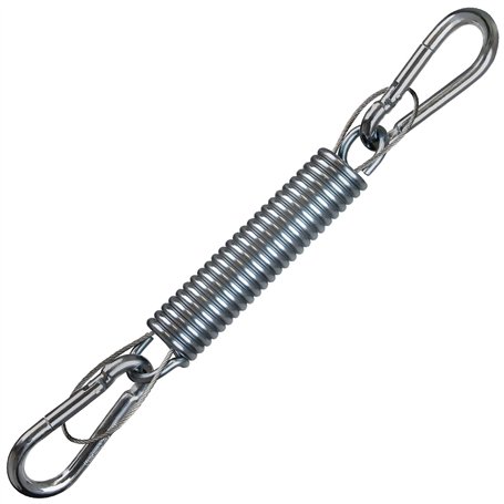 Montafox Ressort Susspension Acier 150 kg Crochet Hamac Chaise Suspendu Corde Sécurité Deux Mousquetons