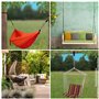 Montafox Ressort Susspension Acier 150 kg Crochet Hamac Chaise Suspendu Corde Sécurité Deux Mousquetons
