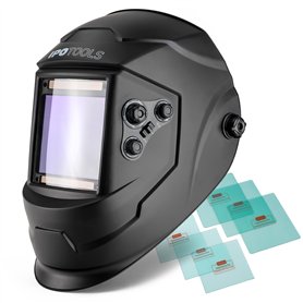 LY800H Casque de soudage Automatique avec True Color Vraie Couleur Filter, 4 capteurs de Haute qualité, Champ de Vision XXL (100 LY800H Casque de soudage Automatique avec True Color Vraie Couleur Filter