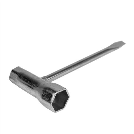 Clé à bougie d'allumage 13/19 mm + tournevis plat