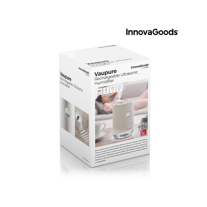 Image secondaire de Humidificateur à Ultra-Sons Rechargeable Vaupure InnovaGoods